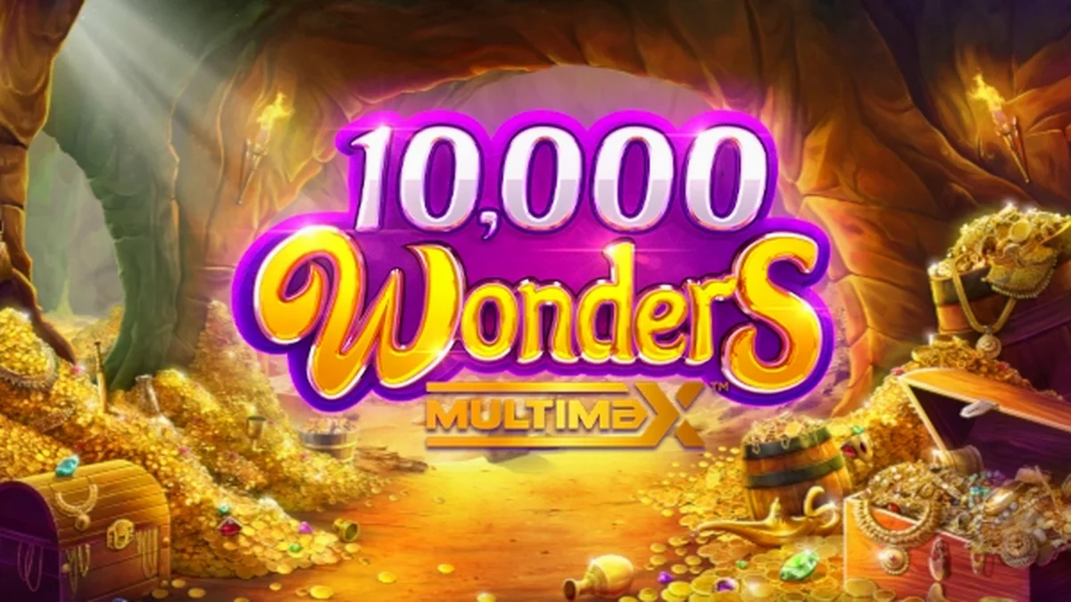 Tampilan antarmuka permainan slot 10,000 Wonders Multimax